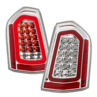 ANZO Sequential LED Taillights (Chrome): Chrysler 300 2011 - 2014
