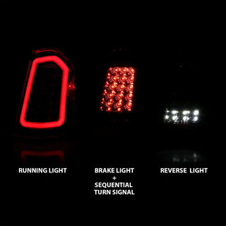 ANZO Sequential LED Taillights (Chrome): Chrysler 300 2011 - 2014