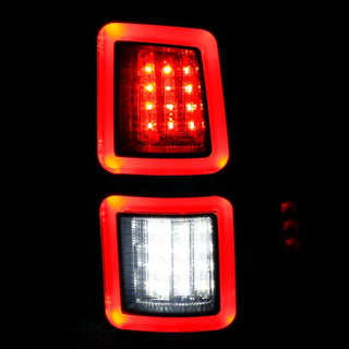 ANZO LED Tail Lights (Black): Dodge Ram 2009 - 2018 (1500, 2500, 3500)