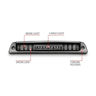 ANZO LED 3rd Brake Light (Light Smoke): Dodge Ram 1994 - 2002 (1500, 2500, 3500)