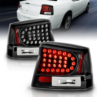 ANZO LED Tail Lights (Black): Dodge Charger 2006 - 2008
