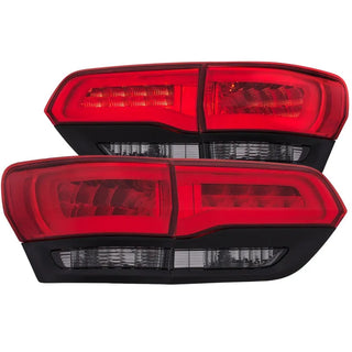 ANZO LED Tail Lights (Red/Smoke): Jeep Grand Cherokee 2014 - 2021