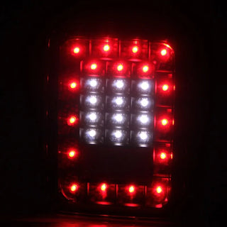 ANZO LED Tail Lights (Smoke): Jeep Wrangler JK 2007 - 2018