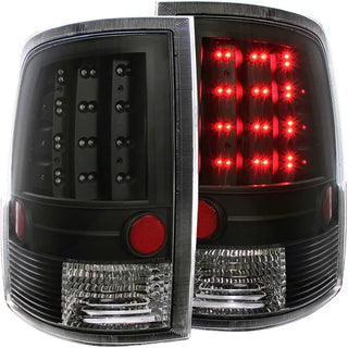 ANZO LED Tail Lights (Black): Dodge Ram 1500 2009 - 2018