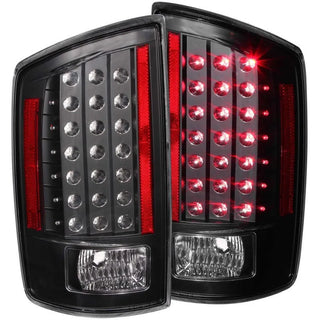 ANZO LED Tail Lights (Black): Dodge Ram 1500 2006 - 2008