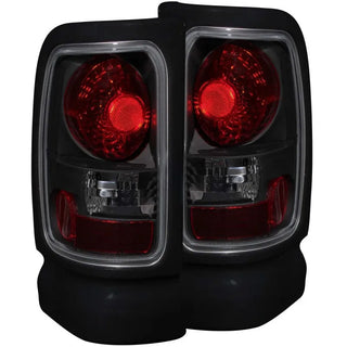 ANZO Tail Lights (Dark Smoke): Dodge Ram 1994 - 2002 (1500, 2500, 3500)