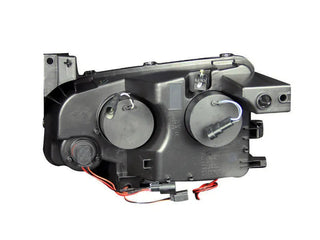 ANZO Halogen Projector Headlights w/ Halo (Chrome): Dodge Charger 2006 - 2010