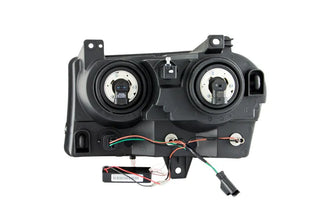 ANZO Crystal Headlights w/ CCFL Halo (Black): Chrysler 300 2005 - 2010