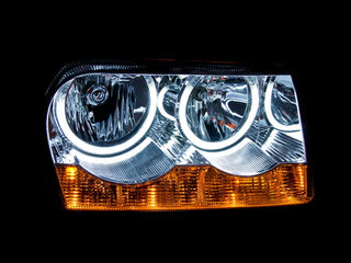 ANZO Crystal Headlights w/ CCFL Halo (Chrome): Chrysler 300 2005 - 2010