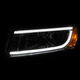 ANZO Projector Headlights w/ Plank Style (Chrome): Jeep Grand Cherokee 2014 - 2015