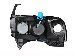 ANZO Crystal Headlights w/ LED (Chrome): Dodge Ram 1994 - 2002 (1500, 2500, 3500)