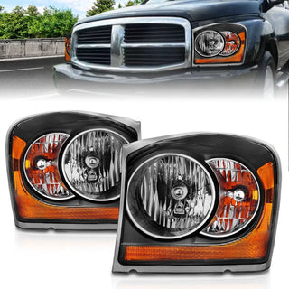 ANZO Crystal Headlights (Black): Dodge Durango 2004 - 2006