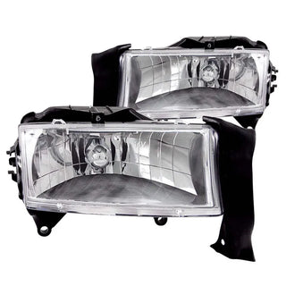ANZO Crystal Headlights (Chrome): Dodge Dakota 1997 - 2004