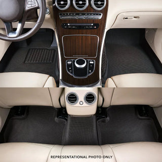 3D MAXpider ACE Kagu Floormats (Black, Both Rows): Dodge Ram Crew Cab 2009 - 2012 (1500, 2500, 3500)