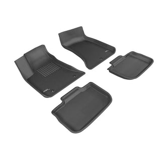 3D MAXpider ACE Kagu Floormats (Black, Both Rows): Dodge Charger 2011 - 2023 RWD