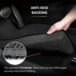 3D MAXpider ACE Kagu Floormats (Black, Both Rows): Jeep Wrangler JL Sport 2018 - 2025