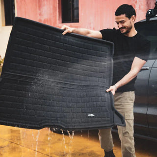 3D MAXpider ACE Cargo Liner (Black): Jeep Wrangler JL Unlimited 4Xe 2021 - 2025 (W/Optional Sub)