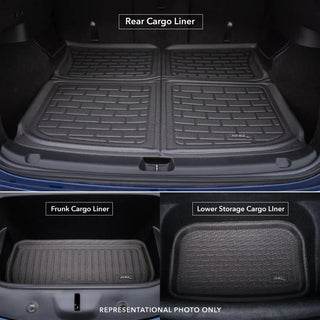 3D MAXpider ACE Cargo Liner (Black): Jeep Wrangler JL Unlimited 2018 - 2025 (W/Sub, No Flat Floor)