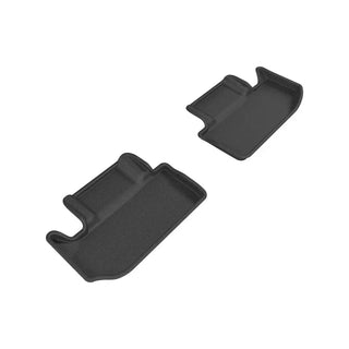 3D MAXpider ACE Kagu Rear Floormats (Black): Dodge Challenger 2011 - 2023