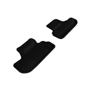 3D MAXpider ACE Kagu Rear Floormats (Black): Dodge Challenger 2008 - 2010