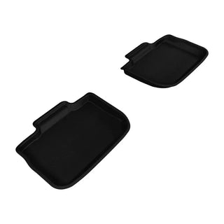 3D MAXpider ACE Kagu Rear Floormats (Black): Chrysler 300 (11-24) / Dodge Charger (11-23)