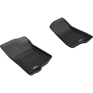 3D MAXpider ACE Kagu Front Floormats (Black): Jeep Wrangler (18-25) / Jeep Gladiator (20-25)
