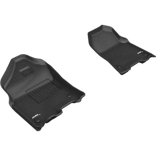 3D MAXpider ACE Kagu Front Floormats (Black): Ram 1500 2019 - 2024 (Crew/Quad Cab) (L1DG02811509)