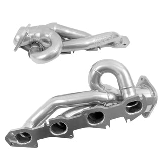 BBK Shorty Headers (Silver Ceramic): Ram 5.7L Hemi 1500 2019 - 2024