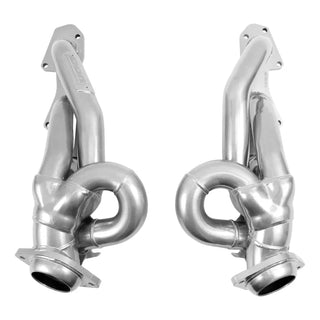 BBK Shorty Headers (Silver Ceramic): Ram 5.7L Hemi 1500 2019 - 2024
