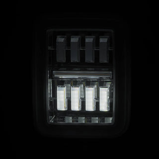 AlphaRex NOVA Prismatic LED Tail Lights (Chrome): Jeep Gladiator 2020 - 2025