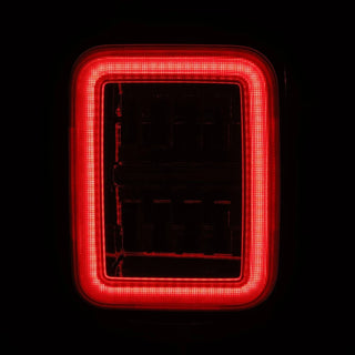 AlphaRex NOVA Prismatic LED Tail Lights (Chrome): Jeep Gladiator 2020 - 2025