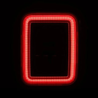 AlphaRex NOVA Prismatic LED Tail Lights (Alpha-Black): Jeep Gladiator 2020 - 2025