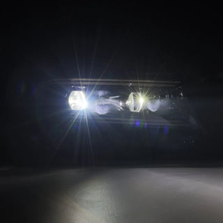 AlphaRex LUXX LED Projector Headlights (Alpha-Black): Dodge Charger 2015 - 2023