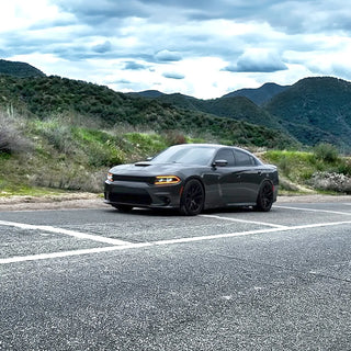 AlphaRex LUXX LED Projector Headlights (Alpha-Black): Dodge Charger 2015 - 2023
