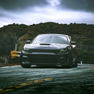 AlphaRex LUXX LED Projector Headlights (Alpha-Black): Dodge Charger 2015 - 2023
