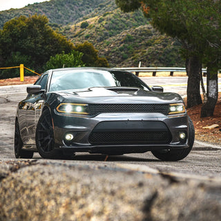 AlphaRex LUXX LED Projector Headlights (Black): Dodge Charger 2015 - 2023