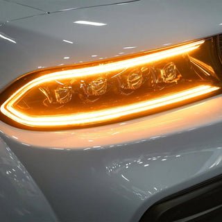 AlphaRex NOVA LED Projector Headlights (Alpha-Black): Dodge Charger 2015 - 2023