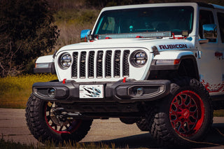 AlphaRex NOVA LED Projector Headlights (Black): Jeep Wrangler (18-25) / Gladiator (20-25)