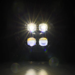 AlphaRex NOVA LED Projector Headlights (Alpha-Black): Jeep Wrangler (18-25) / Gladiator (20-25)