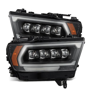 AlphaRex NOVA LED Projector Headlights (Black): Ram 1500 2019 - 2024