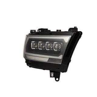 AlphaRex NOVA LED Projector Headlights (Black): Ram 1500 2019 - 2024