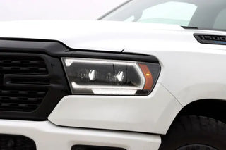 AlphaRex LUXX LED Projector Headlights (Alpha-Black): Ram 1500 2019 - 2024