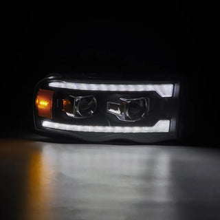 AlphaRex PRO Projector Headlights (Black): Dodge Ram 1500 (02-05) & 2500/3500 (03-05)