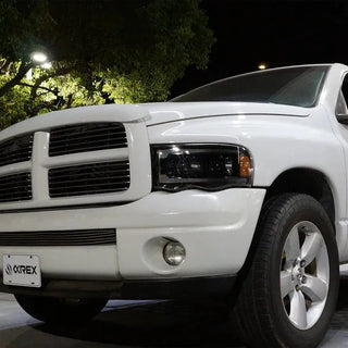AlphaRex LUXX LED Projector Headlights (Black): Dodge Ram 1500 (02-05) & 2500/3500 (03-05)
