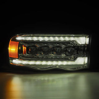 AlphaRex NOVA LED Projector Headlights (Chrome): Dodge Ram 1500 (02-05) & 2500/3500 (03-05)