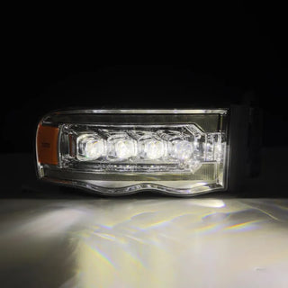 AlphaRex NOVA LED Projector Headlights (Chrome): Dodge Ram 1500 (02-05) & 2500/3500 (03-05)