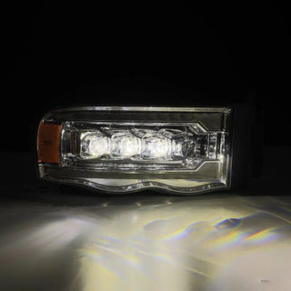 AlphaRex NOVA LED Projector Headlights (Chrome): Dodge Ram 1500 (02-05) & 2500/3500 (03-05)