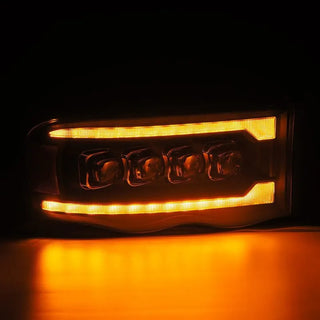 AlphaRex NOVA LED Projector Headlights (Black): Dodge Ram 1500 (02-05) & 2500/3500 (03-05)