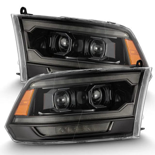 AlphaRex PRO Projector Headlights (Alpha-Black): Dodge Ram 2009 - 2018 (1500, 2500 & 3500)