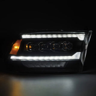 AlphaRex NOVA LED Projector Headlights (Black): Dodge Ram 2009 - 2018 (1500, 2500 & 3500)
